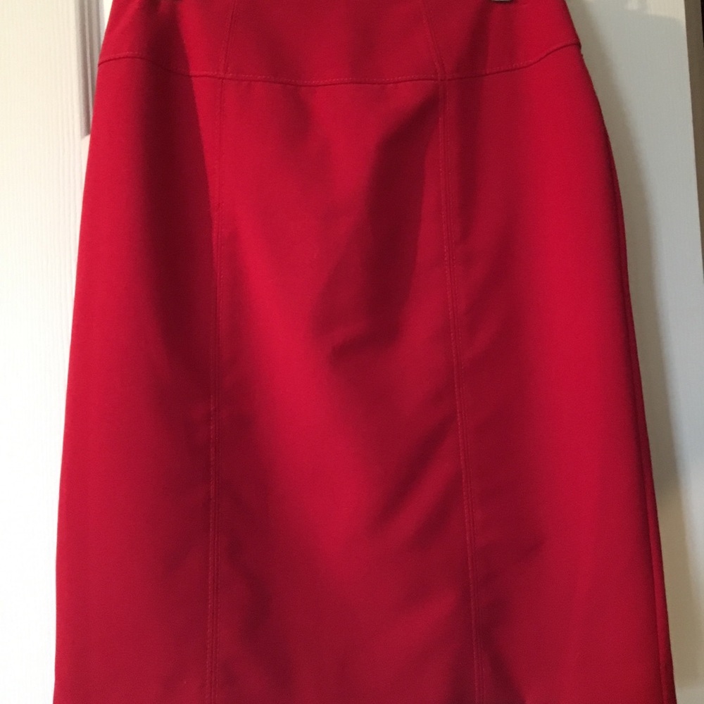 Worthington Red Pencil Skirt